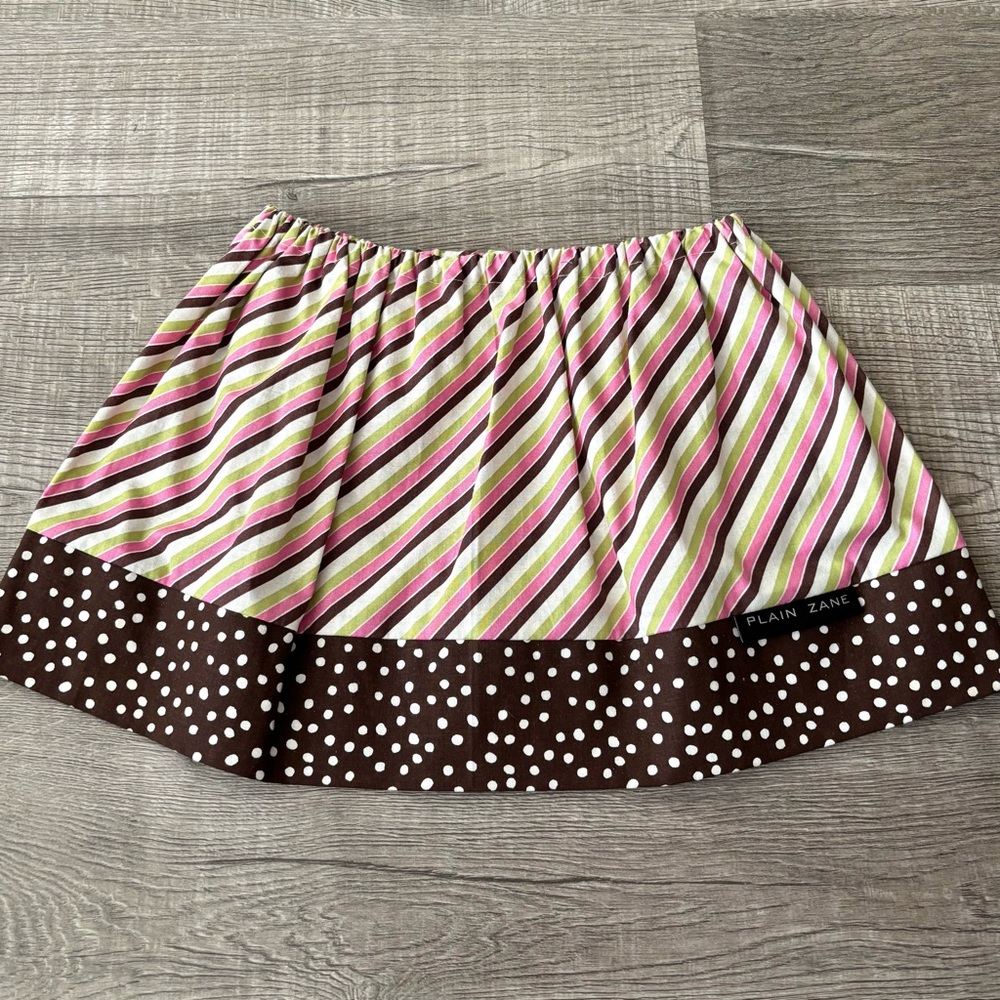 Custom Summer Striped Pattern Skirt